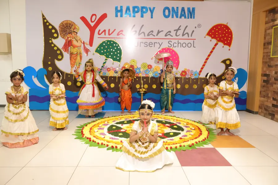 onam celebrations 2024 image - Yuvabharathi Nursery